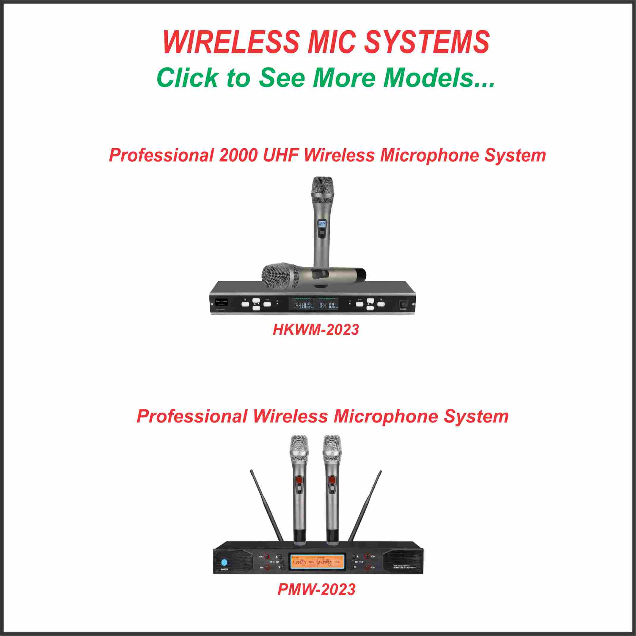 5. Wireless Mic Systems