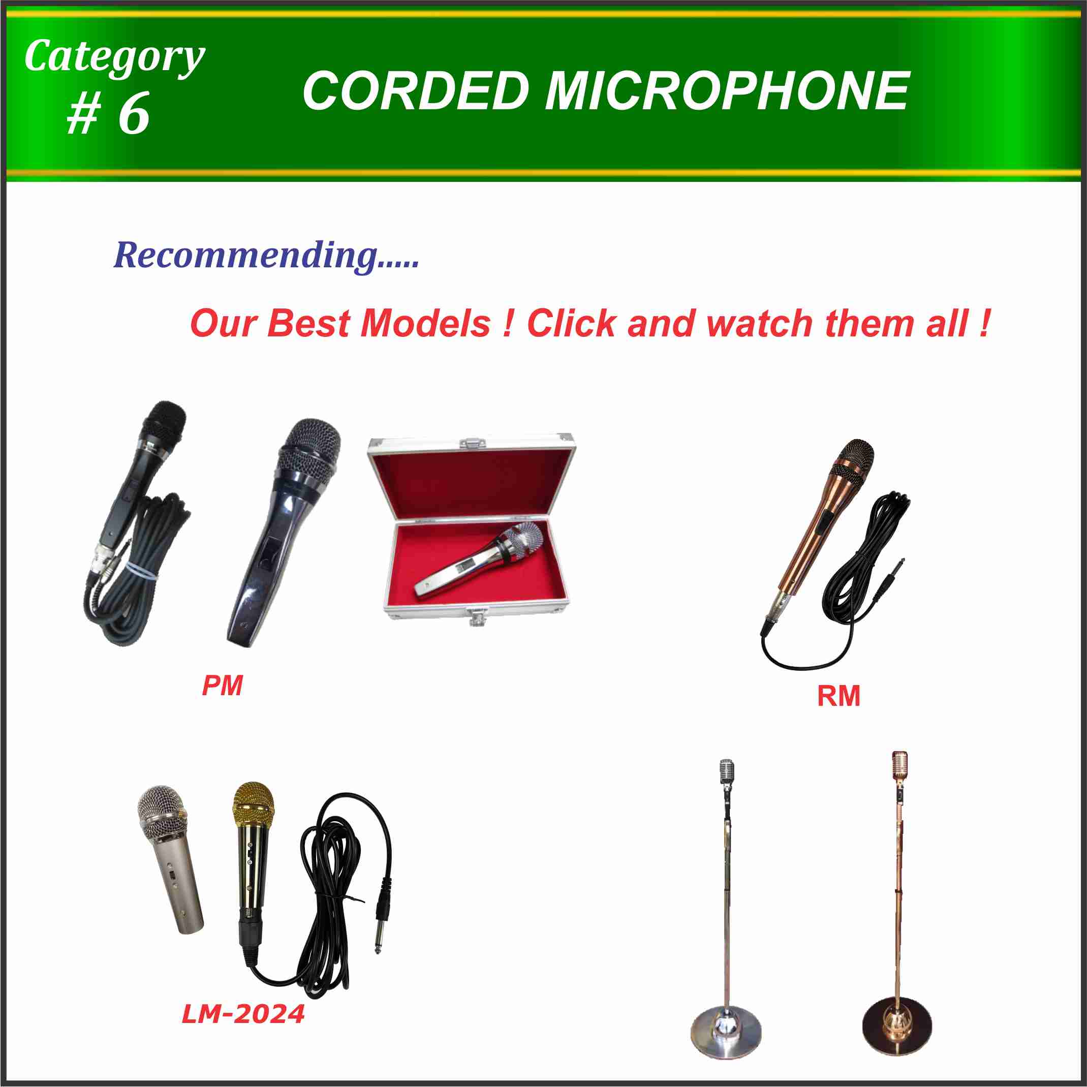 6. Corded Microphone
